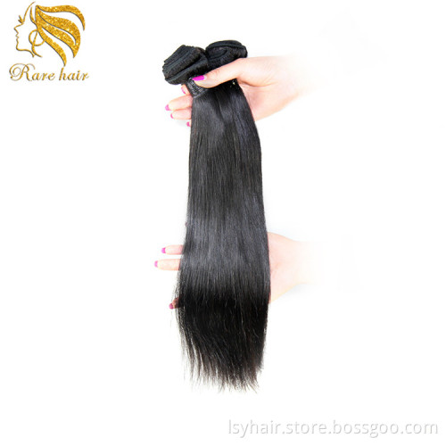 Remy Human Hair Extension Virgin Brazilian Grade 10A Straight Hair WEAVING Silky Straight Wave Machine Double Weft ALL Colors